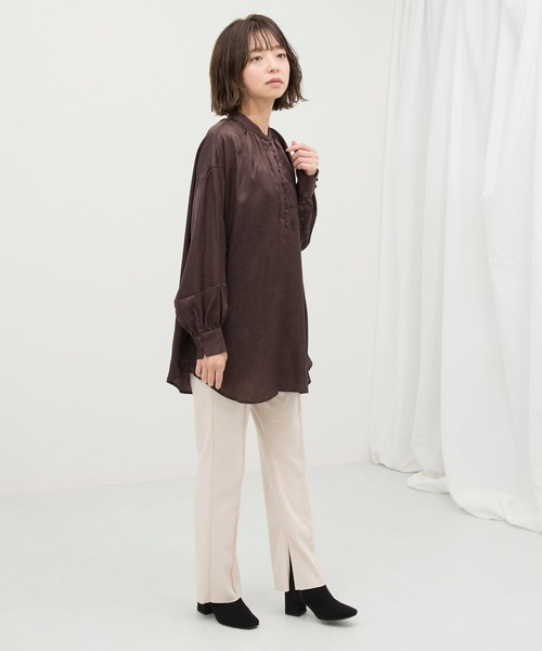 Ambre Neige(アンブルネージュ)の「カットメルトンパンツ/【WEB/EC限定商品】(その他パンツ・レディース・オフホワイト/グレー系その他・FREE)」の6枚目の写真