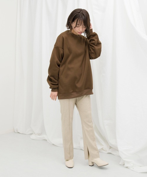 Ambre Neige(アンブルネージュ)の「カットメルトンパンツ/【WEB/EC限定商品】(その他パンツ・レディース・オフホワイト/グレー系その他・FREE)」の8枚目の写真