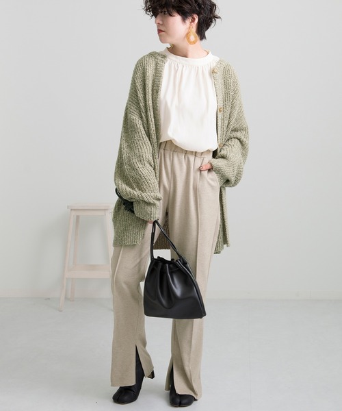 Ambre Neige(アンブルネージュ)の「カットメルトンパンツ/【WEB/EC限定商品】(その他パンツ・レディース・オフホワイト/グレー系その他・FREE)」の22枚目の写真
