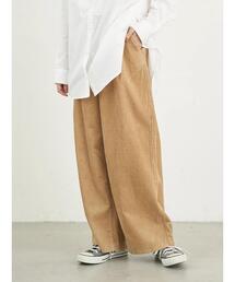 earth music&ecology | COTTON USAコーデュロイパンツ(ワイド) ＊(その他パンツ)