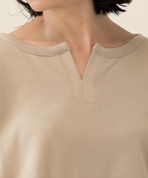 Bab（バブ）の「【WEB限定】2WAYバックカシュクールTOPS（Tシャツ/カットソー・レディース・ブラック/ベージュ/ブラウン/アイボリー・FREE）」の18枚目の写真