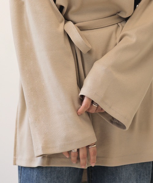 Bab（バブ）の「【WEB限定】2WAYバックカシュクールTOPS（Tシャツ/カットソー・レディース・ブラック/ベージュ/ブラウン/アイボリー・FREE）」の19枚目の写真