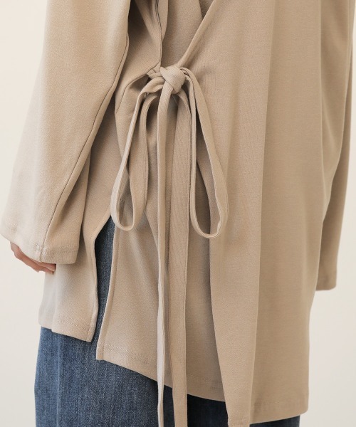 Bab（バブ）の「【WEB限定】2WAYバックカシュクールTOPS（Tシャツ/カットソー・レディース・ブラック/ベージュ/ブラウン/アイボリー・FREE）」の22枚目の写真