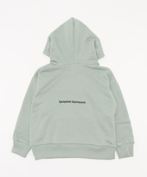 Right-on（ライトオン）の「プリントパーカー(スポンジ・ボブ)（パーカー・キッズ・ライム/ベージュ・105/155/130/140/120）」の3枚目の写真
