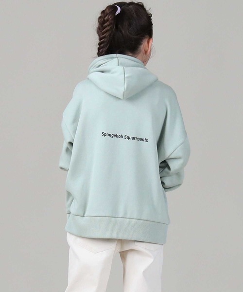 Right-on（ライトオン）の「プリントパーカー(スポンジ・ボブ)（パーカー・キッズ・ライム/ベージュ・105/155/130/140/120）」の7枚目の写真