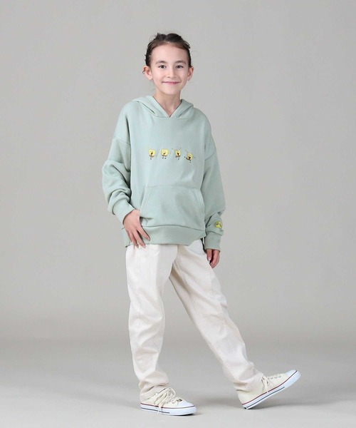 Right-on（ライトオン）の「プリントパーカー(スポンジ・ボブ)（パーカー・キッズ・ライム/ベージュ・105/155/130/140/120）」の8枚目の写真