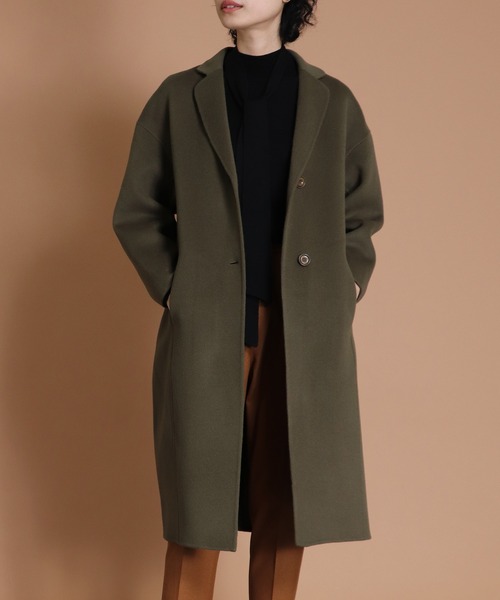 ビーバーリバー仕立てチェスターコート ビーバーリバー仕立てチェスターコート