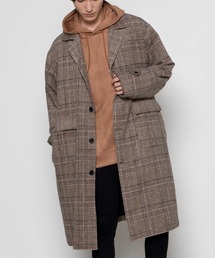 WEGO | WEGO/ウールライクチェックオーバーコート(チェスターコート)