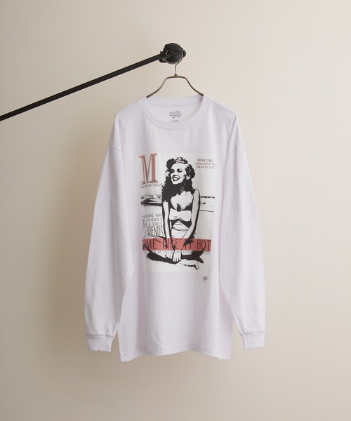 tシャツ 「RadioDays/ラジオデイズ」MARYLIN MONROE LS TEE (UN) レディース メンズ RadioDays/ラジオデイズ】MARYLIN MONROE LS TEE (UN)（Tシャツ
