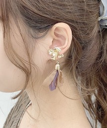 apres jour | 【apres jour×ARIAZ】フリンジピアス(ピアス（両耳用）)