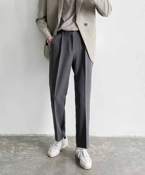 aimoha（アイモハ）の「ストレートスラックス　（LR)（スラックス・メンズ・ホワイト/ブラック/ダークグレー/グレー系その他/ブラック系その他/ホワイト系その他・SMALL/MEDIUM/LARGE/X-LARGE/XX-LARGE）」の5枚目の写真