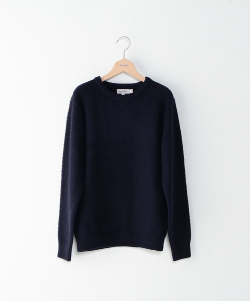 BEAUTY&YOUTH UNITED ARROWS（ビューティーアンドユースユナイテッドアローズ）の「＜steven alan＞ AIRY SHAGGY RVR CN/ﾆｯﾄ ◆（ニット/セーター・メンズ・ホワイト/ブラック/ライトブルー/ネイビー/グレー/レッド・SMALL/LARGE/MEDIUM/X-LARGE）」の6枚目の写真