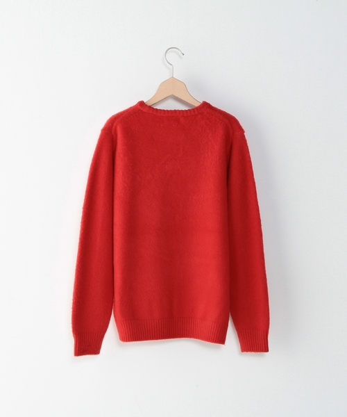BEAUTY&YOUTH UNITED ARROWS（ビューティーアンドユースユナイテッドアローズ）の「＜steven alan＞ AIRY SHAGGY RVR CN/ﾆｯﾄ ◆（ニット/セーター・メンズ・ホワイト/ブラック/ライトブルー/ネイビー/グレー/レッド・SMALL/LARGE/MEDIUM/X-LARGE）」の7枚目の写真