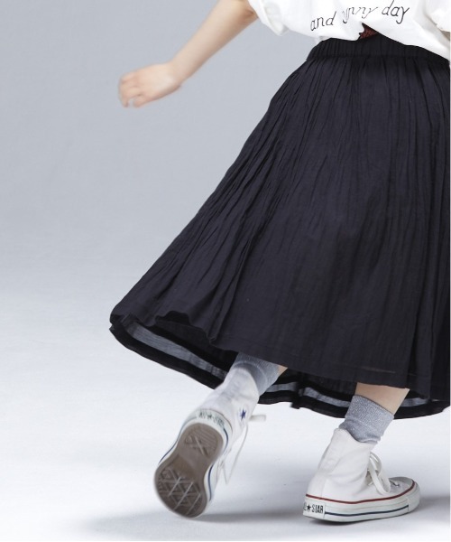 Life Support Products(ライフサポートプロダクツ)の「クリンクルスカート(80~160cm)(スカート・キッズ・ブラック/オレンジ/ブルー/マスタード・90/100/110/120/80/130/95/140/150/160)」の5枚目の写真