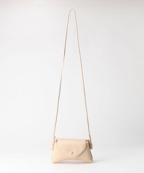 closet story（クローゼットストーリー）の「＜CONTROL FREAK＞ FL シェイプ ポシェット（ショルダーバッグ・レディース・オフホワイト/ライム/ブラック・FREE）」の2枚目の写真