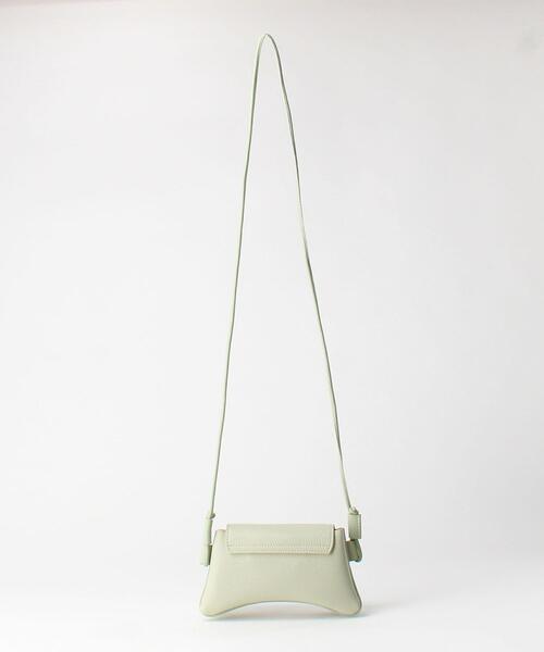 closet story（クローゼットストーリー）の「＜CONTROL FREAK＞ FL シェイプ ポシェット（ショルダーバッグ・レディース・オフホワイト/ライム/ブラック・FREE）」の14枚目の写真