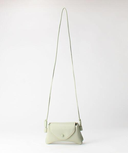 closet story（クローゼットストーリー）の「＜CONTROL FREAK＞ FL シェイプ ポシェット（ショルダーバッグ・レディース・オフホワイト/ライム/ブラック・FREE）」の5枚目の写真