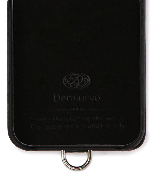 Demiurvo（デミウルーボ）の「iPhone12mini【DEMIURVO】デミウルーボBIRTH POCHE 背面手帳型スマホケース ストラップ付（スマホケース/カバー・レディース・ブラック・FREE）」の11枚目の写真