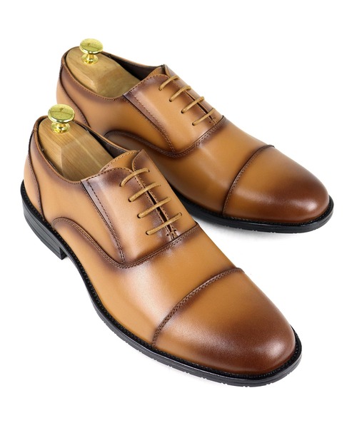 SARABANDE（サラバンド）の「SARABANDE / クッションインソール 本革 内羽根ストレートチップシューズ (6930)（ドレスシューズ・メンズ・ブラック/キャメル/ブラウン/ワインレッド/ブラック系その他・44/46/48/40/41/42/43/45/39/50/47）」の4枚目の写真