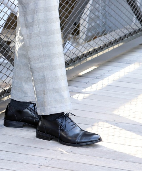 SARABANDE（サラバンド）の「SARABANDE / クッションインソール 本革 内羽根ストレートチップシューズ (6930)（ドレスシューズ・メンズ・ブラック/キャメル/ブラウン/ワインレッド/ブラック系その他・44/46/48/40/41/42/43/45/39/50/47）」の14枚目の写真