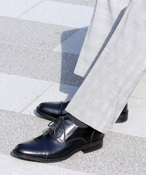 SARABANDE（サラバンド）の「SARABANDE / クッションインソール 本革 内羽根ストレートチップシューズ (6930)（ドレスシューズ・メンズ・ブラック/キャメル/ブラウン/ワインレッド/ブラック系その他・44/46/48/40/41/42/43/45/39/50/47）」の13枚目の写真