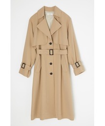 MOUSSY | DRAPEY OVER TRENCH コート(トレンチコート)