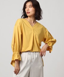 UNTITLED | プレーティング袖コンシャスプルオーバー(Tシャツ/カットソー)