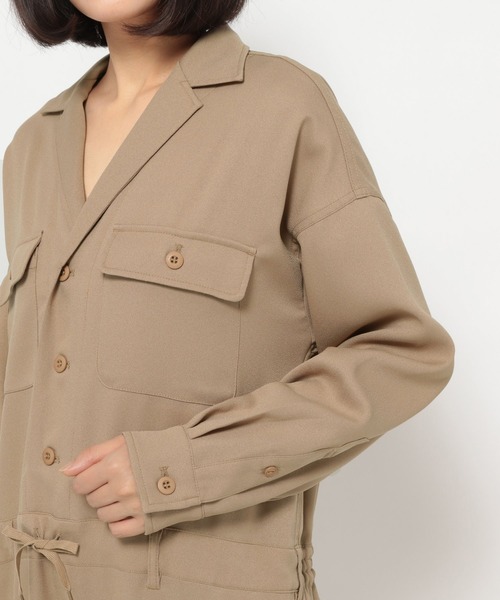 niko and（ニコアンド）の「ジョーゼットオールインワン