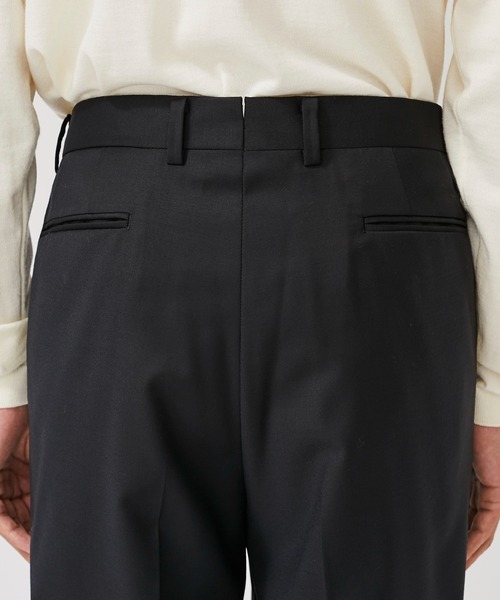 BESPOKE TOKYO（ビスポークトウキョウ）の「【BESPOKE TOKYO】NO PLEATS WOOL SILK PANTS（スラックス・メンズ・ブラック/グレー・1/2/4/3）」の16枚目の写真