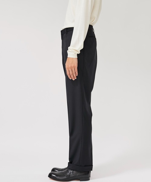BESPOKE TOKYO（ビスポークトウキョウ）の「【BESPOKE TOKYO】NO PLEATS WOOL SILK PANTS（スラックス・メンズ・ブラック/グレー・1/2/4/3）」の12枚目の写真
