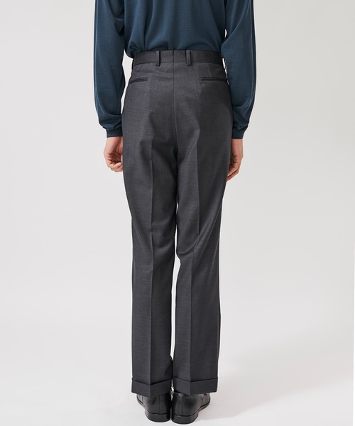 BESPOKE TOKYO（ビスポークトウキョウ）の「【BESPOKE TOKYO】NO PLEATS WOOL SILK PANTS（スラックス・メンズ・ブラック/グレー・1/2/4/3）」の15枚目の写真