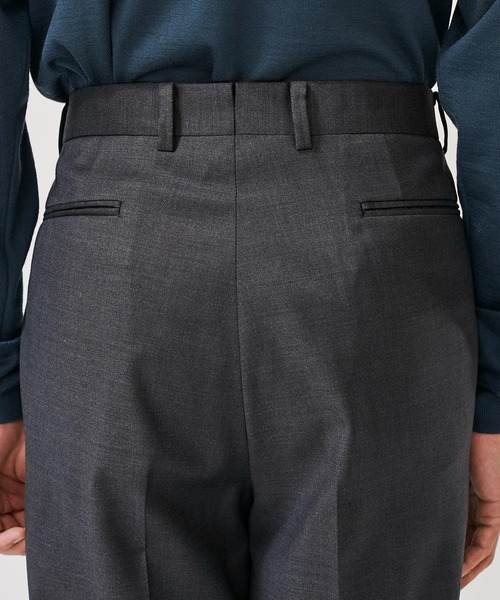 BESPOKE TOKYO（ビスポークトウキョウ）の「【BESPOKE TOKYO】NO PLEATS WOOL SILK PANTS（スラックス・メンズ・ブラック/グレー・1/2/4/3）」の17枚目の写真