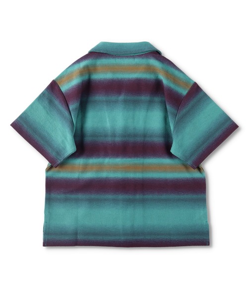 RADCHAP(ラッドチャップ)の「グラデーションボーダーカットソー半袖シャツ(シャツ/ブラウス・キッズ・ブルー/オレンジ・140cm/130cm/90cm/150cm/110cm/120cm/100cm)」の16枚目の写真