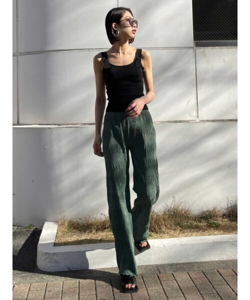 EMODA（エモダ）の「ハングショルダービスチェ（タンクトップ・レディース・ブラック/ベージュ/オレンジ/ミント・FREE）」の15枚目の写真