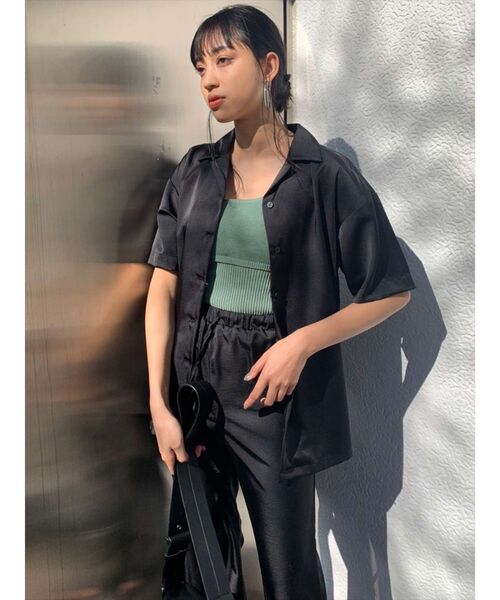 EMODA（エモダ）の「ハングショルダービスチェ（タンクトップ・レディース・ブラック/ベージュ/オレンジ/ミント・FREE）」の11枚目の写真