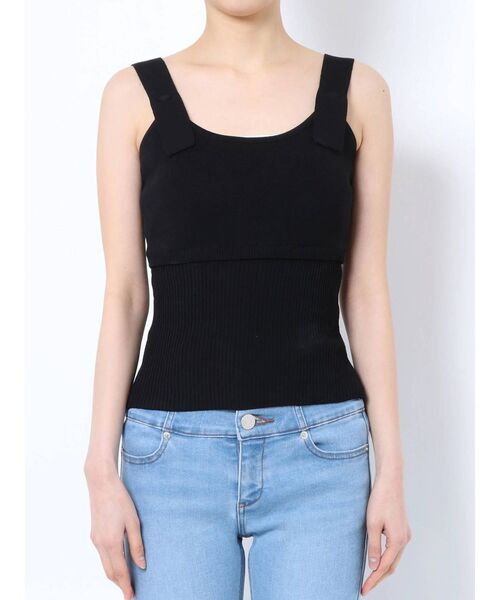 EMODA（エモダ）の「ハングショルダービスチェ（タンクトップ・レディース・ブラック/ベージュ/オレンジ/ミント・FREE）」の21枚目の写真