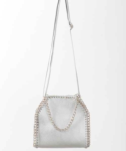 SpRay（スプレイ）の「２ＷＡＹチェーンＢＡＧ（ショルダーバッグ・レディース・ブラック/シルバー/イエロー/ライトグリーン・FREE）」の10枚目の写真