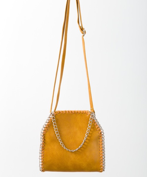 SpRay（スプレイ）の「２ＷＡＹチェーンＢＡＧ（ショルダーバッグ・レディース・ブラック/シルバー/イエロー/ライトグリーン・FREE）」の6枚目の写真