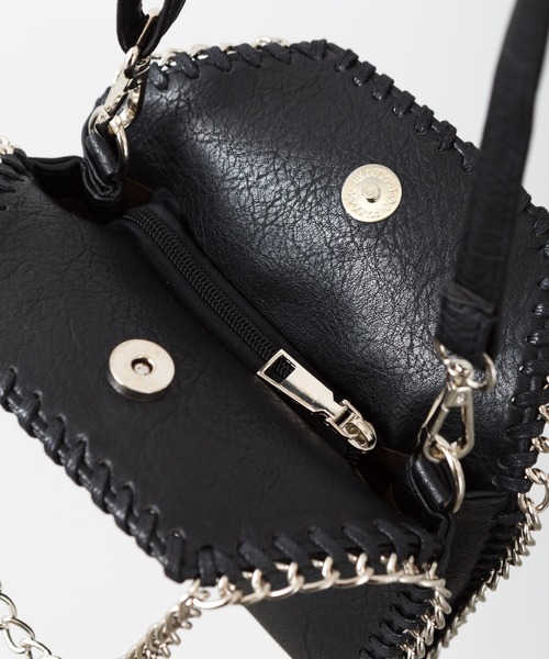 SpRay（スプレイ）の「２ＷＡＹチェーンＢＡＧ（ショルダーバッグ・レディース・ブラック/シルバー/イエロー/ライトグリーン・FREE）」の7枚目の写真