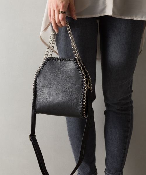 SpRay（スプレイ）の「２ＷＡＹチェーンＢＡＧ（ショルダーバッグ・レディース・ブラック/シルバー/イエロー/ライトグリーン・FREE）」の18枚目の写真