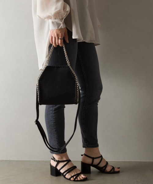 SpRay（スプレイ）の「２ＷＡＹチェーンＢＡＧ（ショルダーバッグ・レディース・ブラック/シルバー/イエロー/ライトグリーン・FREE）」の15枚目の写真