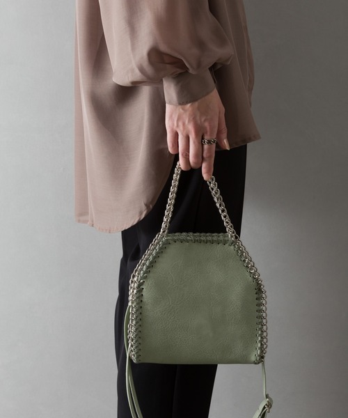 SpRay（スプレイ）の「２ＷＡＹチェーンＢＡＧ（ショルダーバッグ・レディース・ブラック/シルバー/イエロー/ライトグリーン・FREE）」の13枚目の写真