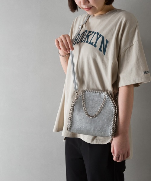 SpRay（スプレイ）の「２ＷＡＹチェーンＢＡＧ（ショルダーバッグ・レディース・ブラック/シルバー/イエロー/ライトグリーン・FREE）」の12枚目の写真