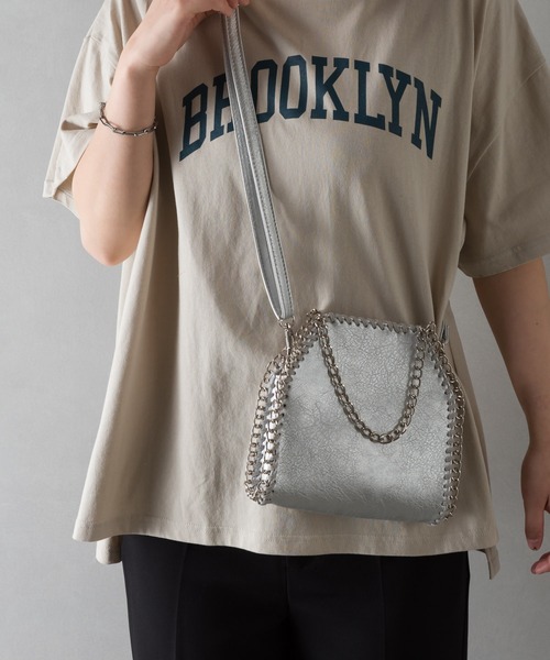 SpRay（スプレイ）の「２ＷＡＹチェーンＢＡＧ（ショルダーバッグ・レディース・ブラック/シルバー/イエロー/ライトグリーン・FREE）」の19枚目の写真