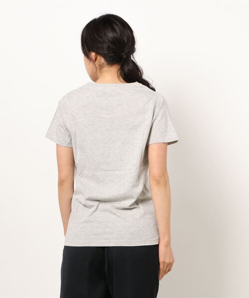 VIBGYOR Women（ヴィブジョー　ウィメン）の「AC 馬車ﾌﾟﾘﾝﾄT（AB)（Tシャツ/カットソー・レディース・ホワイト/ブラック/グレー/ピンク・MEDIUM/LARGE）」の5枚目の写真