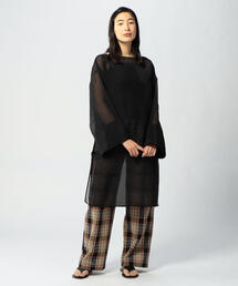 EDITION | PE/NY HIGH TWIST LOAN シアーチュニック(シャツ/ブラウス)