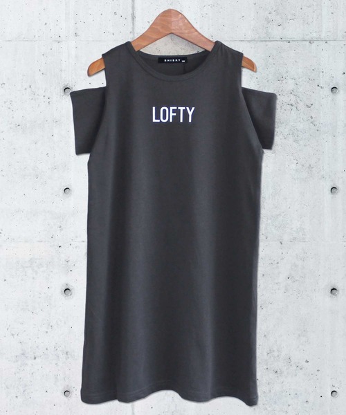 THE CASUAL（カジュアル）の「肩あきプリント半袖ワンピース キッズ（ワンピース・キッズ・ベージュ/ブラック系/モカ/杢グレー/グレー系/ブラック/ラベンダー/チャコール/ミント・140cm/120cm/160cm/150cm/130cm/110cm）」の6枚目の写真