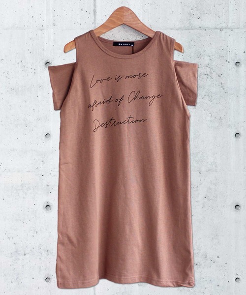 THE CASUAL（カジュアル）の「肩あきプリント半袖ワンピース キッズ（ワンピース・キッズ・ベージュ/ブラック系/モカ/杢グレー/グレー系/ブラック/ラベンダー/チャコール/ミント・140cm/120cm/160cm/150cm/130cm/110cm）」の7枚目の写真