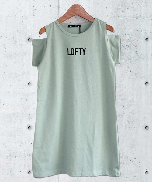 THE CASUAL（カジュアル）の「肩あきプリント半袖ワンピース キッズ（ワンピース・キッズ・ベージュ/ブラック系/モカ/杢グレー/グレー系/ブラック/ラベンダー/チャコール/ミント・140cm/120cm/160cm/150cm/130cm/110cm）」の14枚目の写真