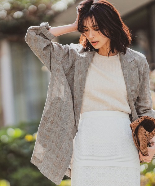 RIVE DROITE(リヴドロワ)の「グレンチェックオーバーライトジャケット(テーラードジャケット・レディース・ブラック/ブラウン・FREE)」の19枚目の写真